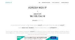 Desktop Screenshot of adresaip.ro